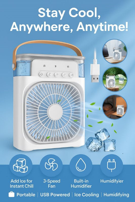Mini Air cooler fan | Mist fan
