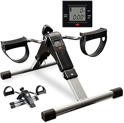 Foldable Mini Cycle Arm And Leg Exercises with digital meter