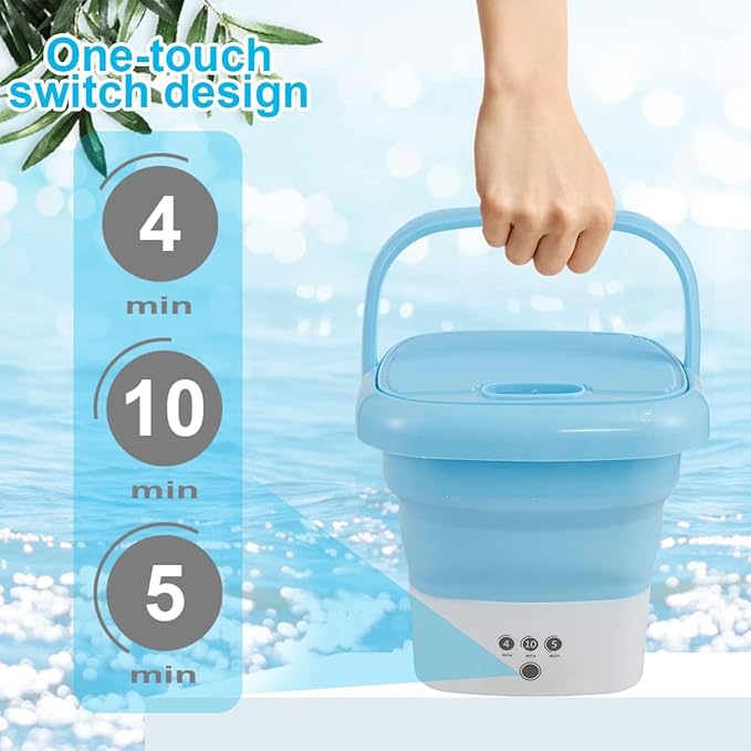 Foldable washing machine