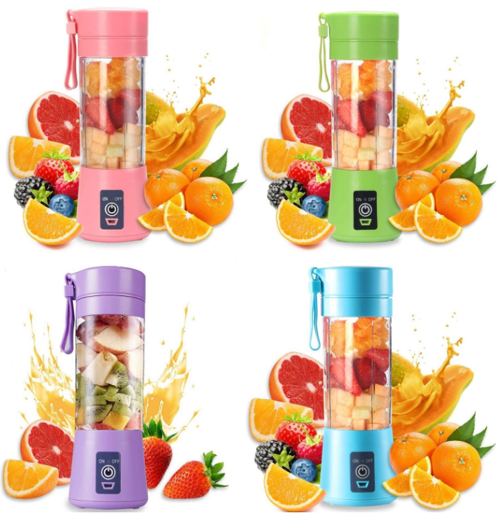Rechargeable Mini Juicer Blender – Portable Fresh Juice Maker for Gym, Home & Office