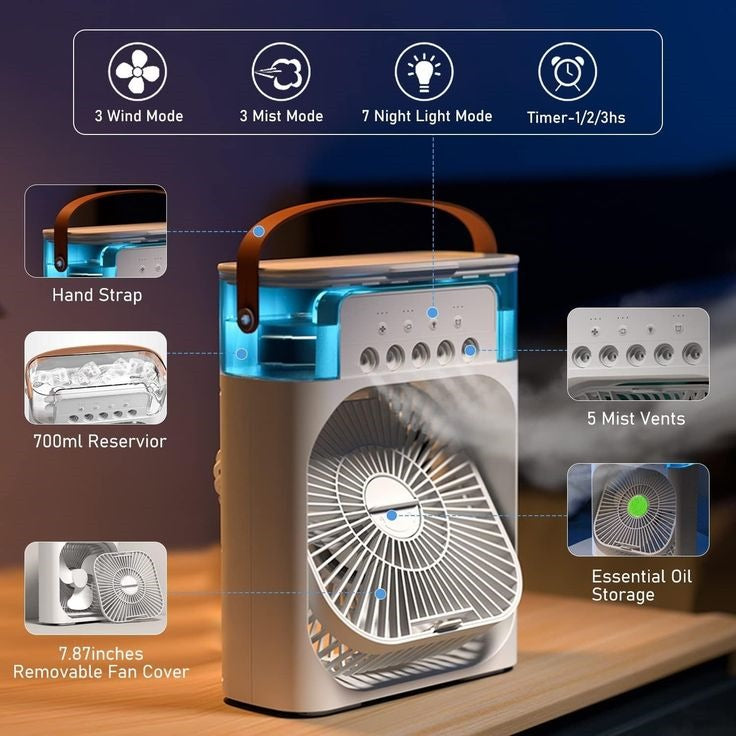 Mini Air cooler fan | Mist fan
