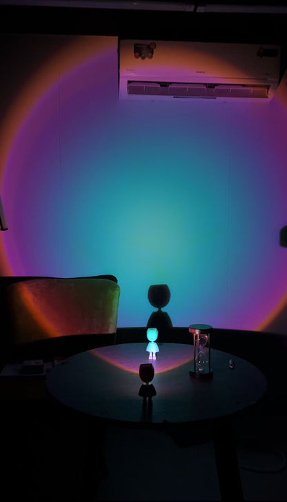Astronaut lamp | LED Sunset