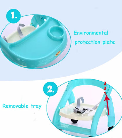 Baby dining chair with sound