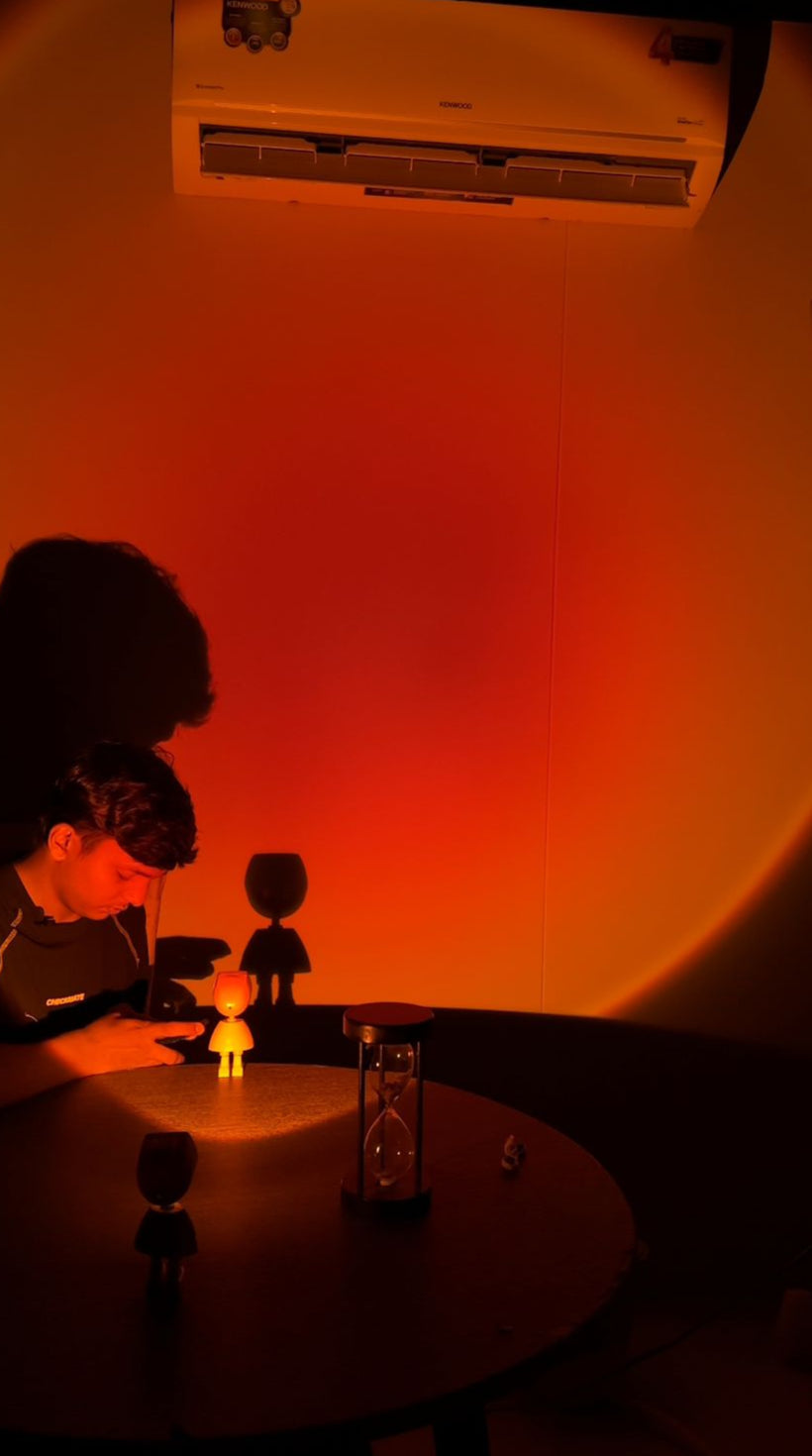 Astronaut lamp | LED Sunset