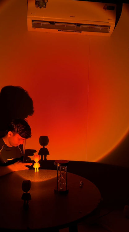 Astronaut lamp | LED Sunset