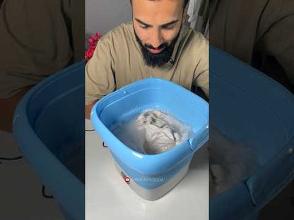 Foldable washing machine