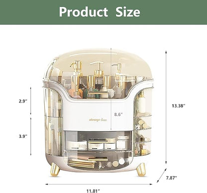 Elegant Multi-Layer Cosmetic Storage Organizer