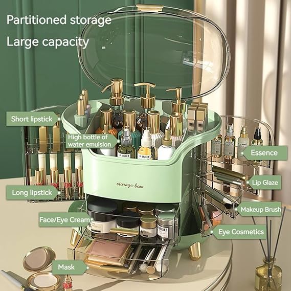 Elegant Multi-Layer Cosmetic Storage Organizer